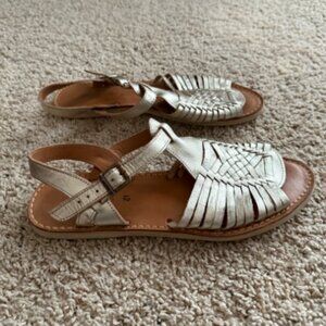 Huarache Gold Gladiator Sandals Sz 12M